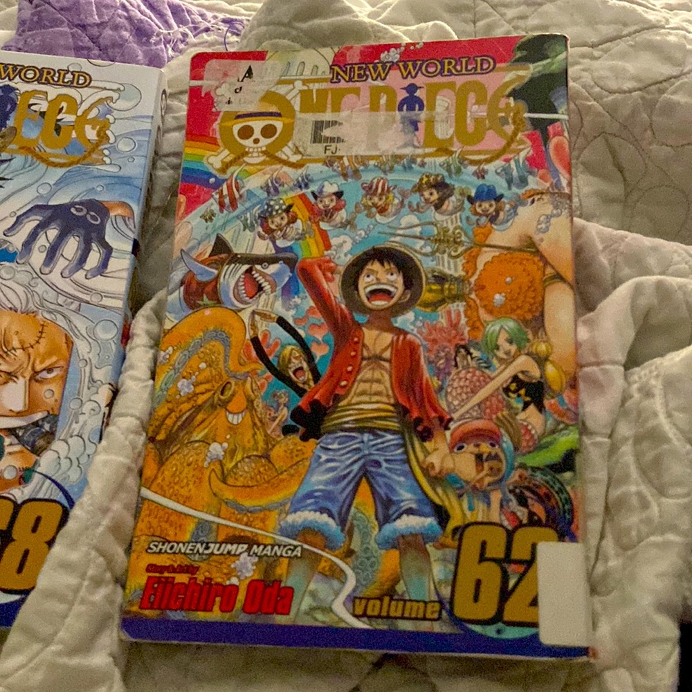 One Piece manga. Volume 62. Used. Good condition.
